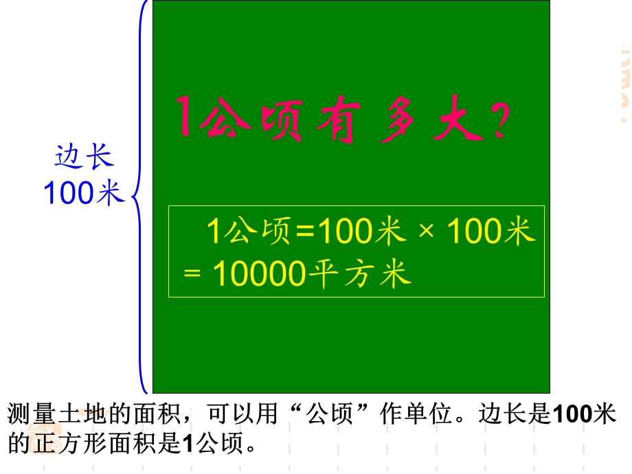 人教新版四年级数学上册《公顷和平方千米》PPT.ppt_第3页