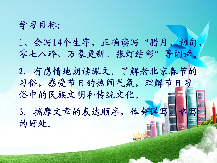 人教版六年级下语文PPT课件第二单元-北京的春节.ppt_第3页