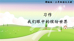 习作我们眼中的缤纷世界.ppt