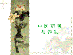 中医药膳与养生.ppt