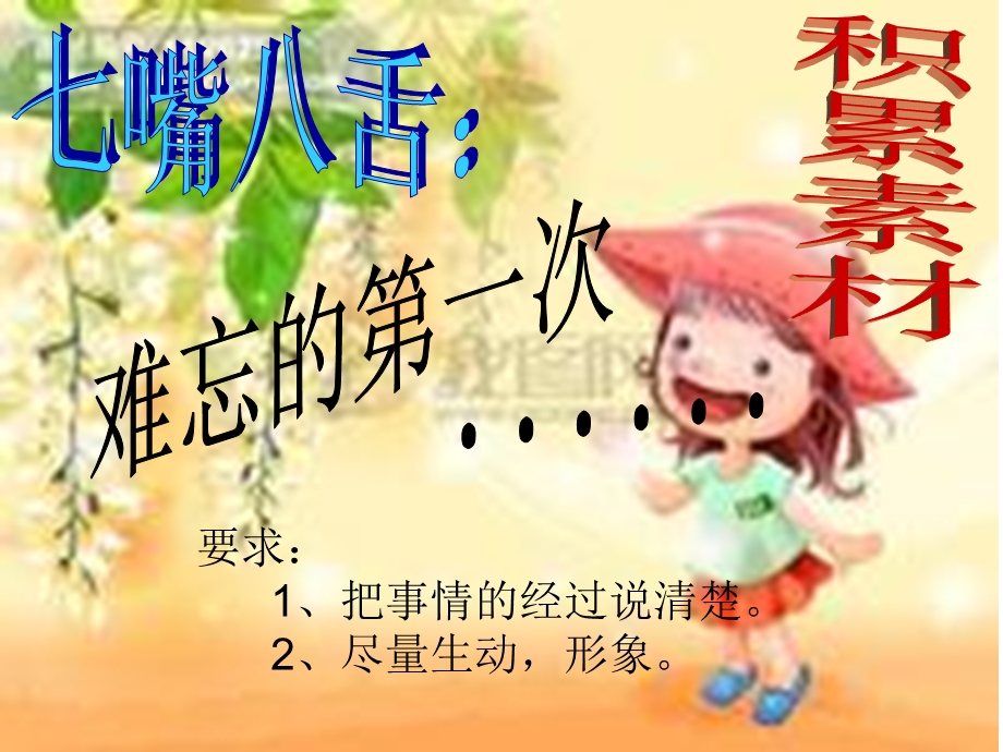 作文第一次的半命题作文指导.ppt_第3页