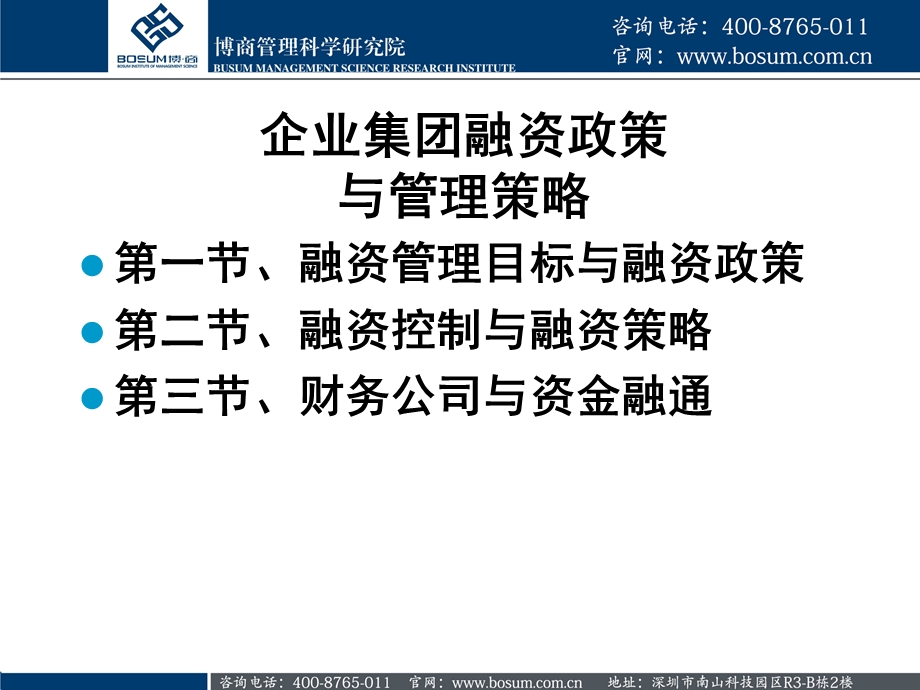 企业融资政策与管理策略分析博商.ppt_第3页