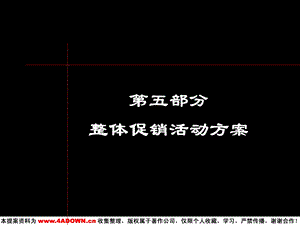 整体促销活动方案.ppt