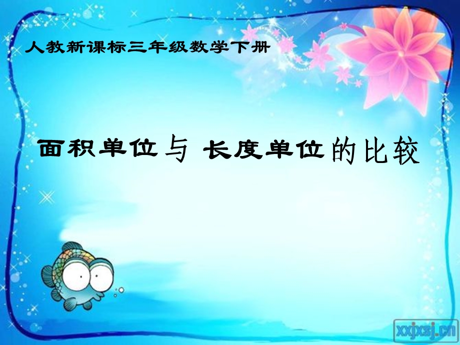 《面积单位与长度单位的比较》PPT课件.ppt_第1页