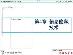 信息隐藏与水印技术-第4章.ppt