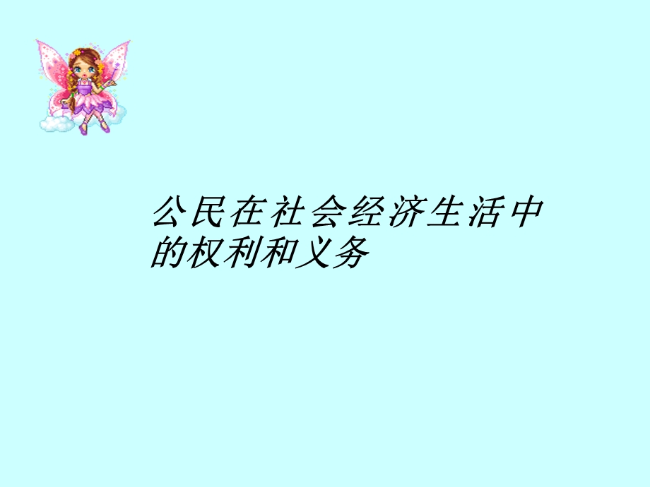 公民在社会经济生活中的权利和义务.ppt_第2页