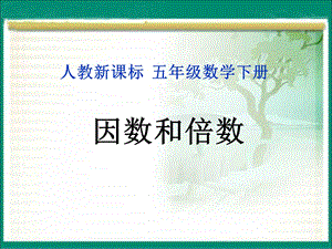 因数和倍数的概念.ppt