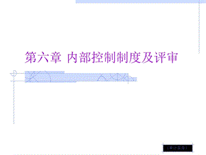 内部控制制度及评审.ppt