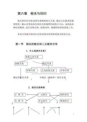 第六章讲义相关与回归.doc