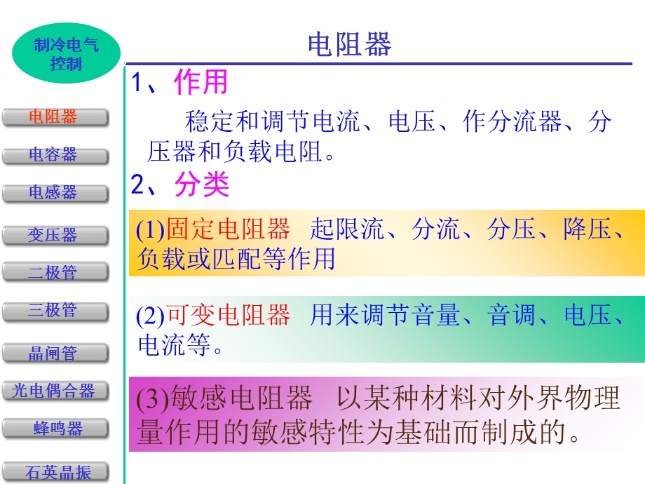 制冷装置常用电子元器件介绍.ppt_第1页