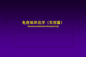 免疫组化技术-实用篇.ppt