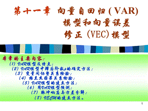 向量自回归模型(-VAR)-和VE.ppt