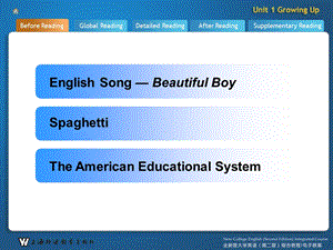 全新版大学英语综合教程第一册第二版课件U.ppt