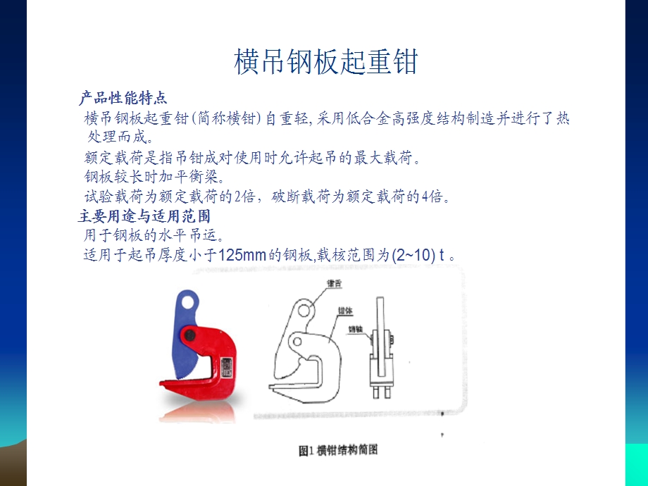 各种钢板起重钳使用说明.ppt_第3页