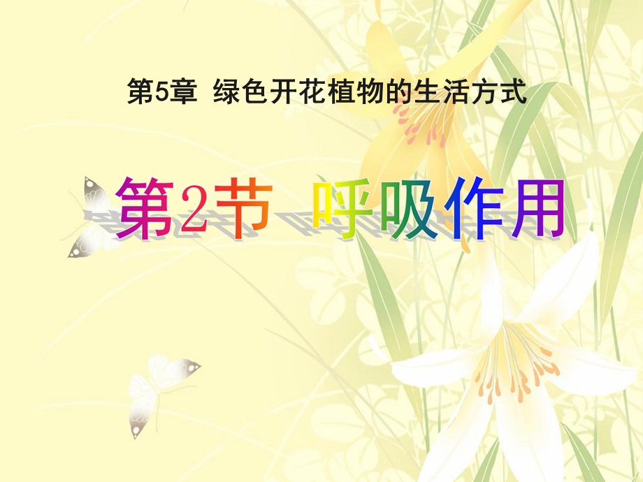 呼吸作用(北师版).ppt_第1页