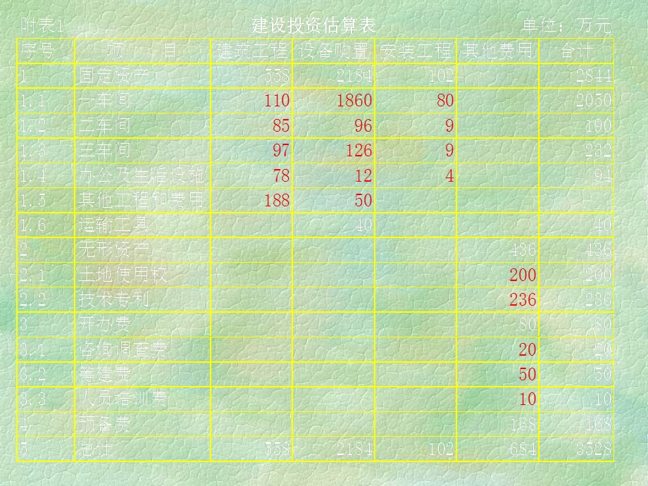 投资项目财务分析报表.ppt_第2页