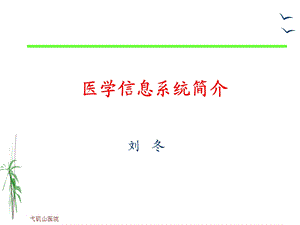 医院信息系统(HIS).ppt