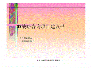 和君创业XX战略报告.ppt