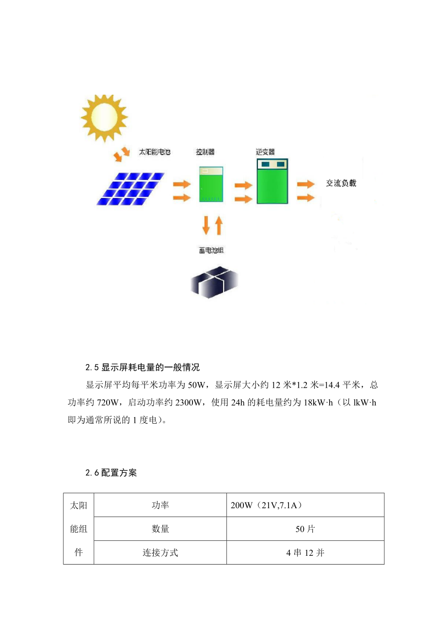 光伏发电系统在高速公路显示屏中应用方案.doc_第3页