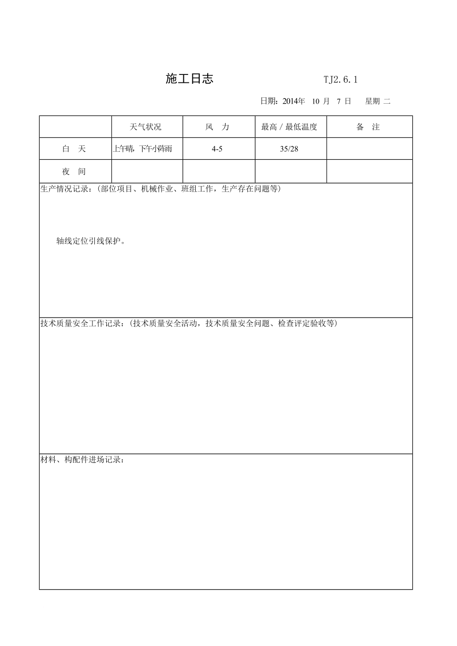 f施工日志范本.doc_第2页