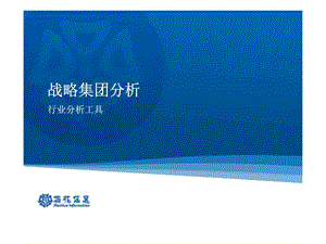 行业分析工具战略集团分析.ppt