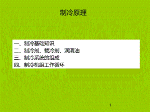 冷水机组制冷原理.ppt