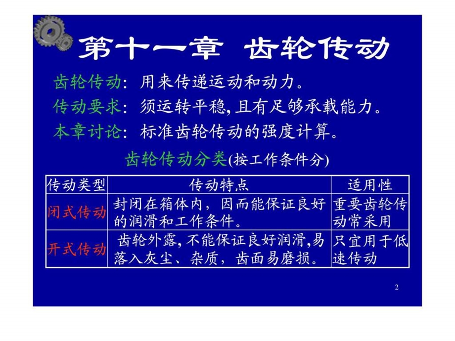 齿轮传动机械设计基础老师讲课课件.ppt_第2页