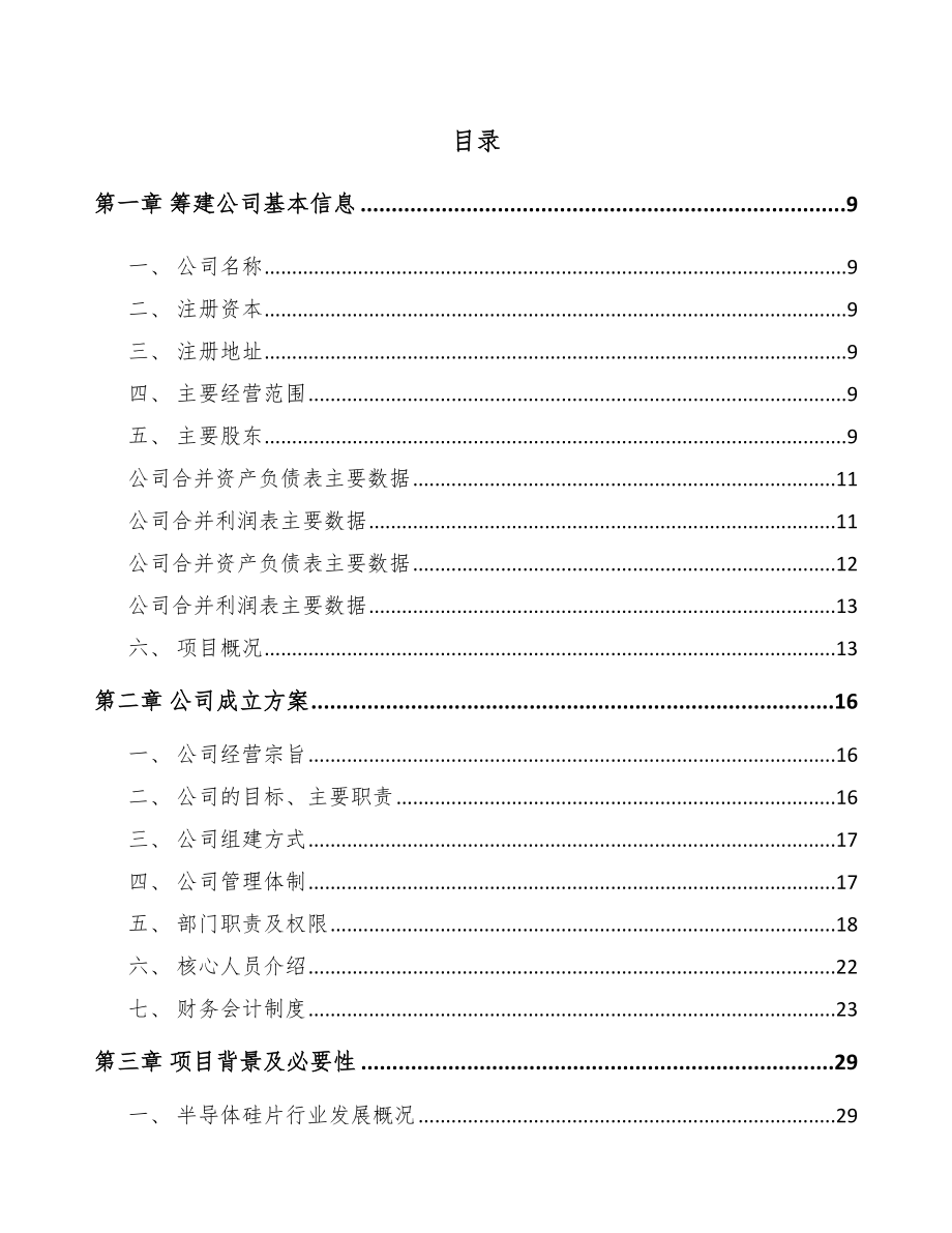 兰州关于成立晶硅处理设备公司可行性研究报告.docx_第2页