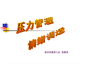 压力管理情绪调适.ppt