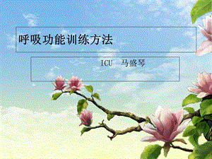 呼吸功能锻炼方法.ppt