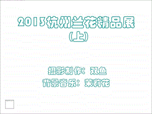 杭州兰花精品展上宽福130307n.ppt