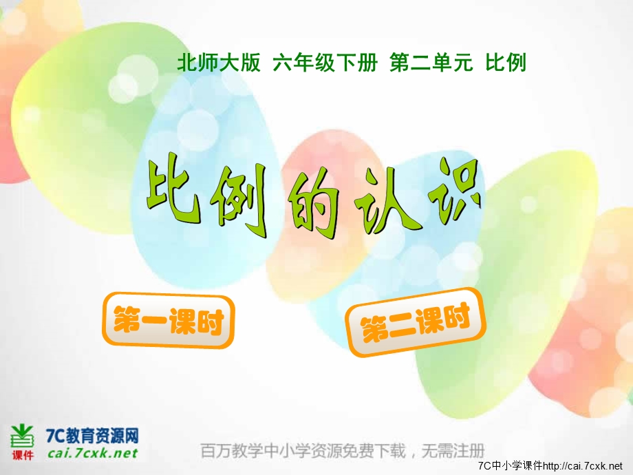 六下《比例的认识》ppt课件.ppt_第1页