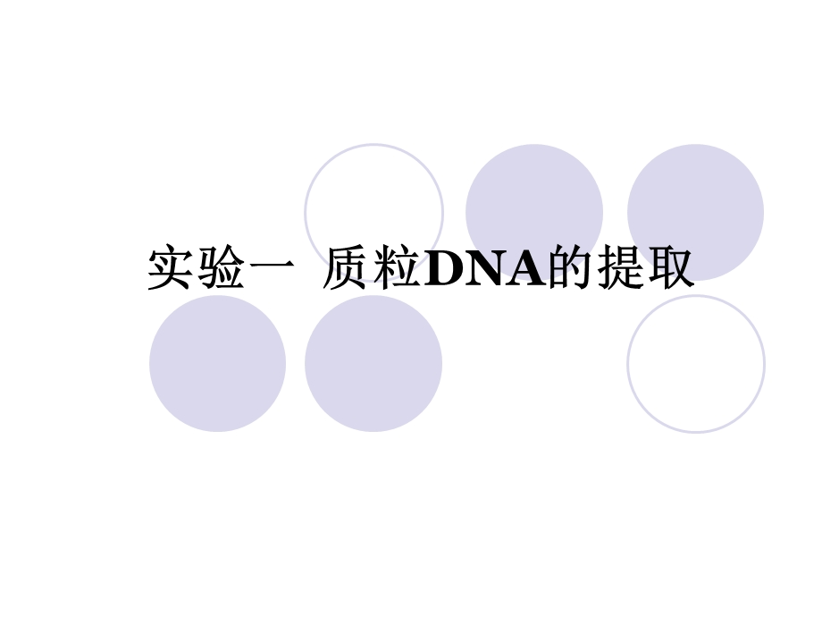 实验一质粒DNA的提取.ppt_第1页