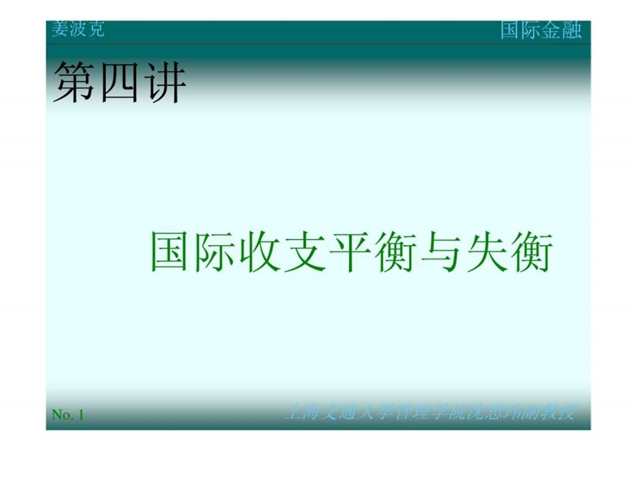 第四讲国际收支平衡与失衡1443921695.ppt_第1页