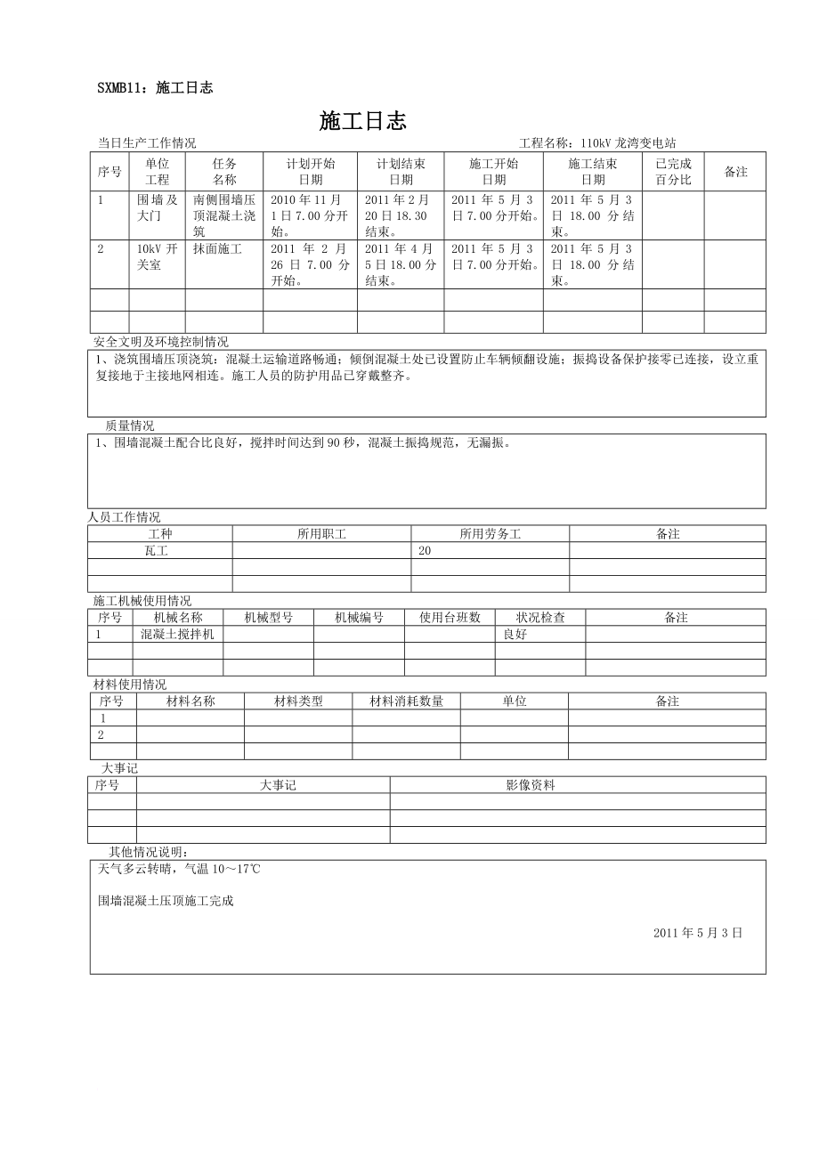 SXMB11施工日志5月份.doc_第3页