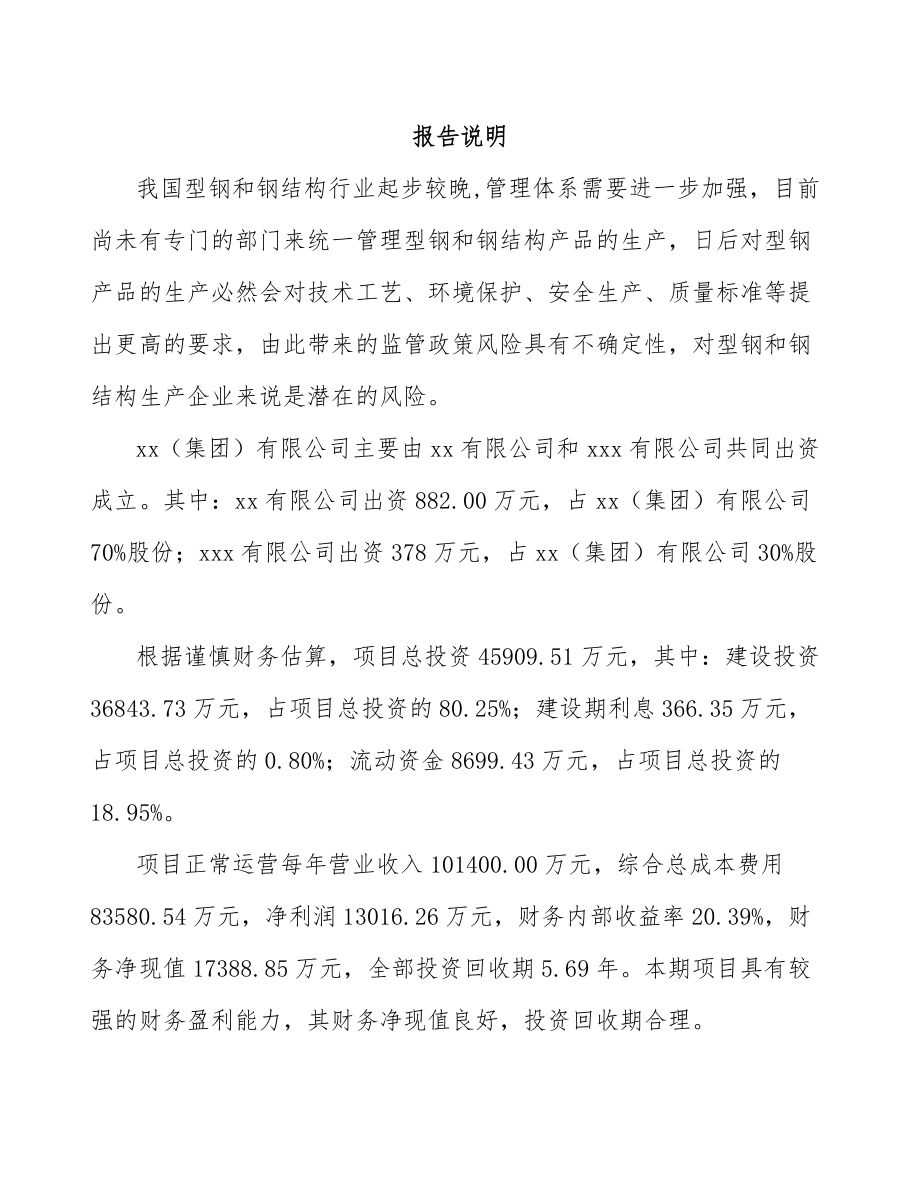 六盘水关于成立型钢公司可行性研究报告.docx_第2页