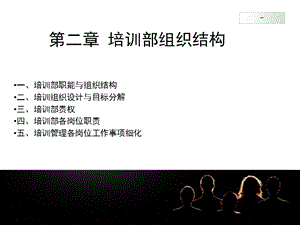 培训部组织结构.ppt