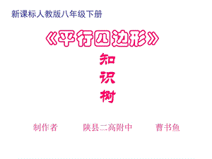 平行四边形知识树.ppt