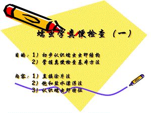 实验一蠕虫学粪便检查一.ppt