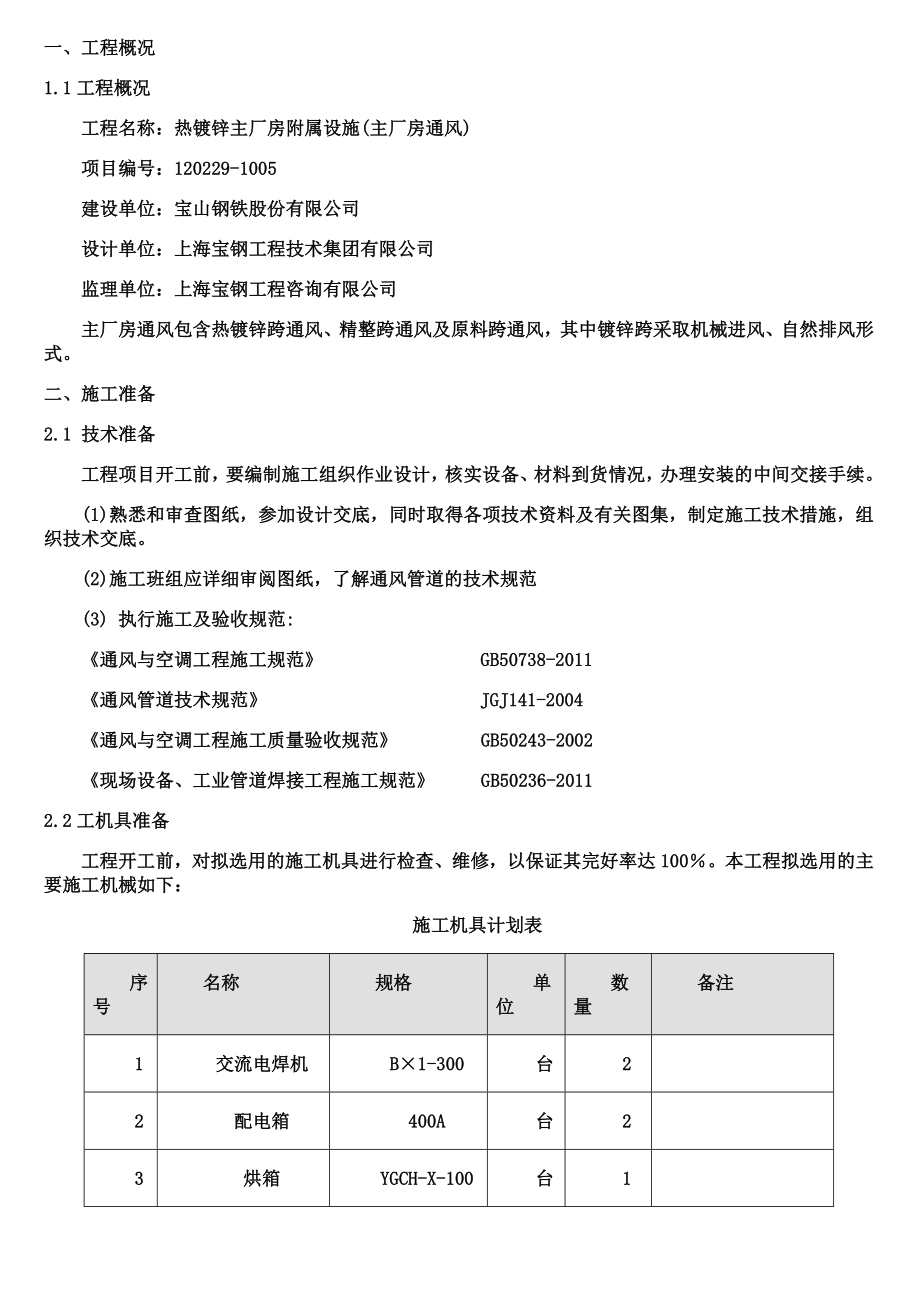 主厂房通风系统安装施工方案.doc_第2页