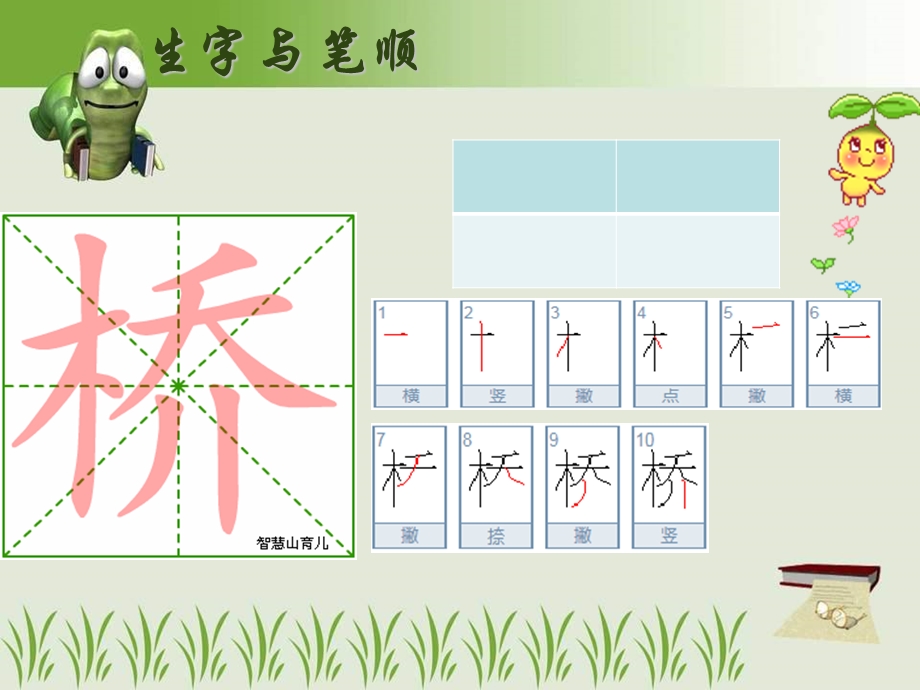 最新部编版语文二年级上册生字笔顺笔画(第二单元).ppt_第3页