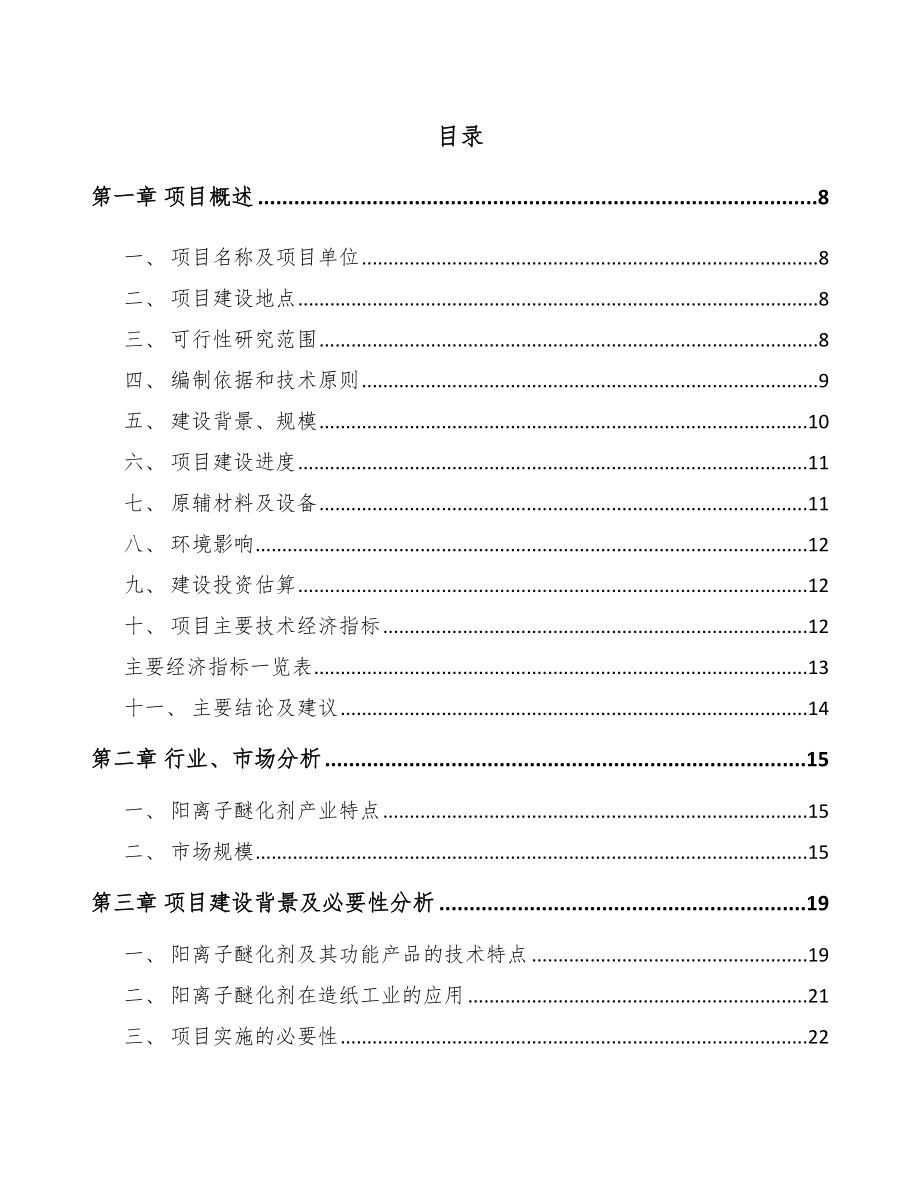 六安醚化剂项目可行性研究报告.docx_第2页