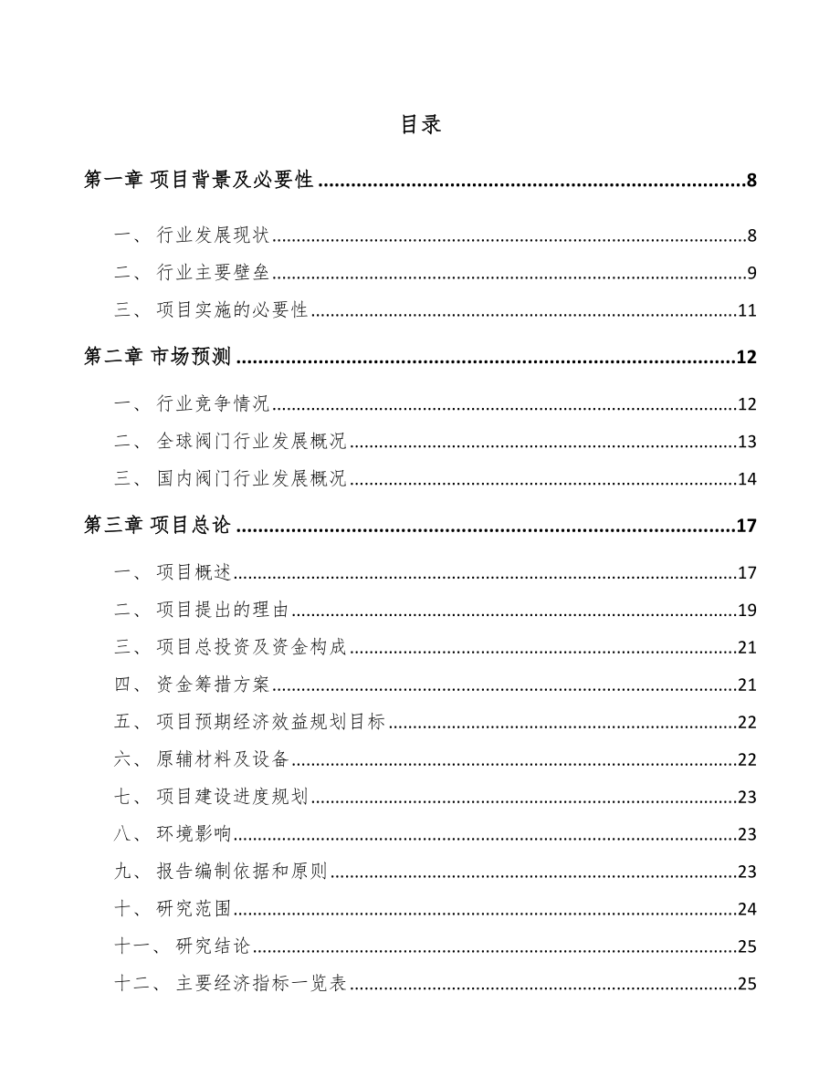 六安阀门项目可行性研究报告.docx_第2页