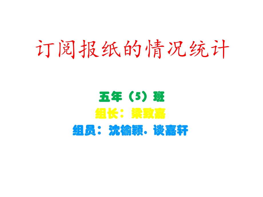 关于订阅报纸的问题.ppt_第1页