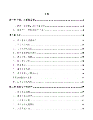 六安汽车电子项目可行性研究报告.docx