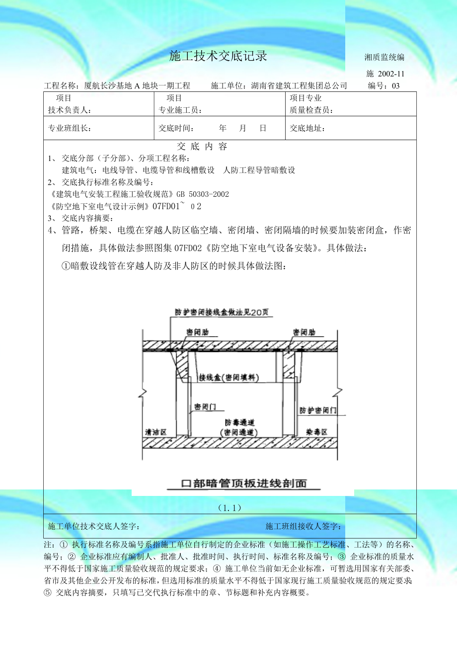 人防工程电气配管专业技术交底.doc_第3页