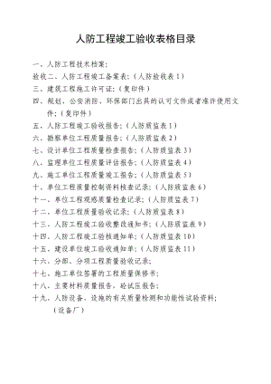 全套人防工程竣工验收资料-2精编.doc