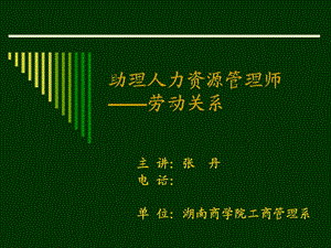 劳动关系三级新.ppt