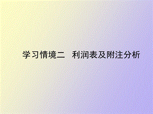 利润表及附注分析.ppt