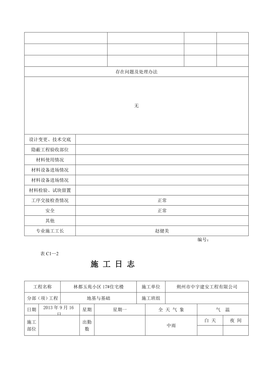 z17住宅楼施工日志.doc_第2页